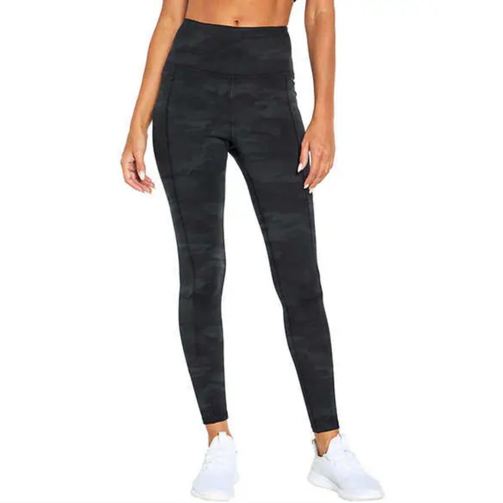 NWT Marika Sport Women's High Rise Active Tights Size XS Black Camo $50 ZZ034